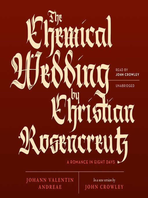 Cover image for The Chemical Wedding by Christian Rosencreutz